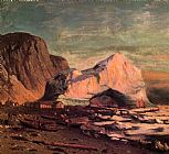 William Bradford Canvas Paintings - The Ice Gate of Cape St. Michael